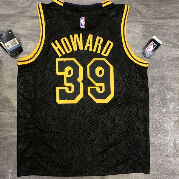 Los Angeles Lakers 2020 Black City Basketball Jersey (Hot Press)