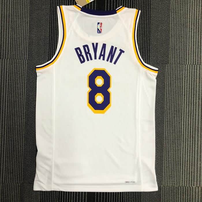 Los Angeles Lakers 21/22 White Basketball Jersey (Hot Press)