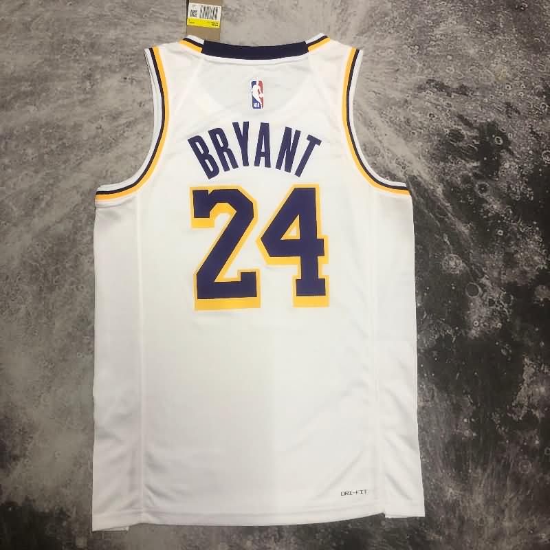 Los Angeles Lakers 22/23 White Basketball Jersey (Hot Press)