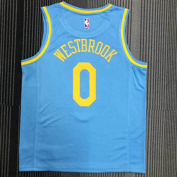 Los Angeles Lakers Light Blue Basketball Jersey (Hot Press)