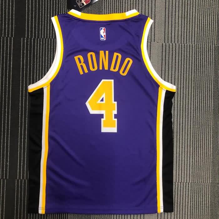 Los Angeles Lakers Purple Basketball Jersey 02 (Hot Press)