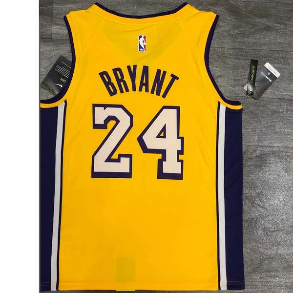 Los Angeles Lakers Yellow Basketball Jersey (Hot Press)