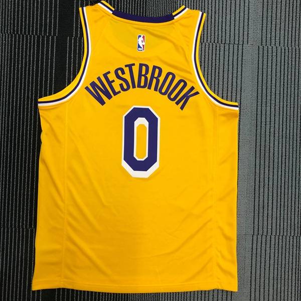 Los Angeles Lakers Yellow Basketball Jersey 03 (Hot Press)