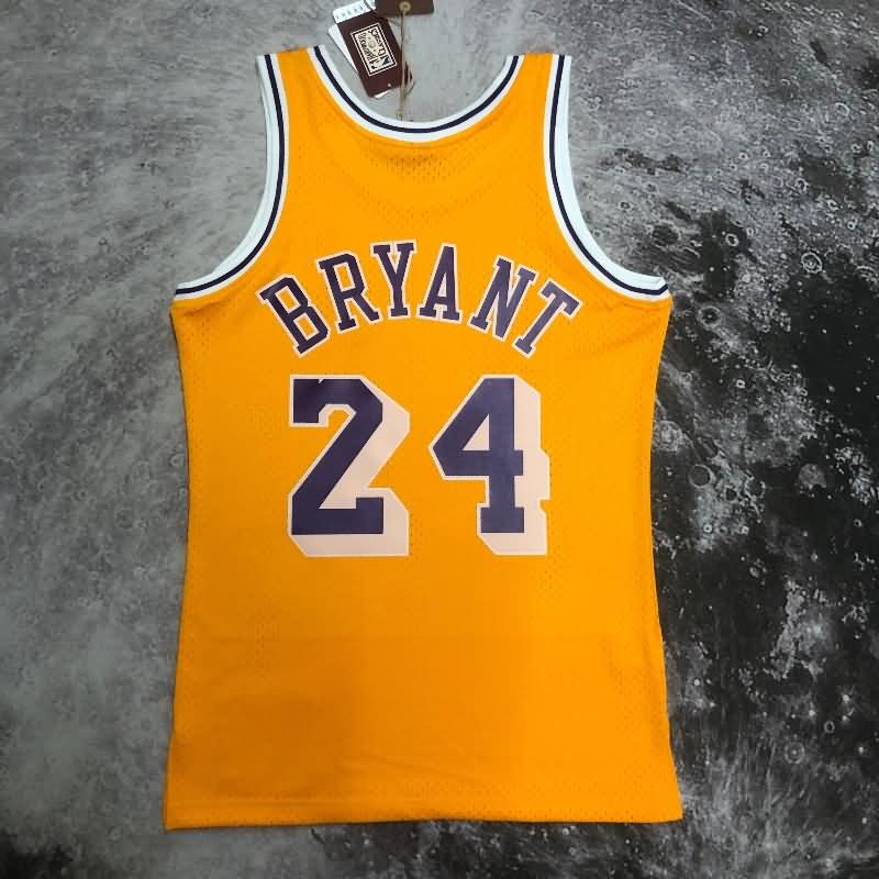 Los Angeles Lakers Yellow Classics Basketball Jersey 02 (Hot Press)