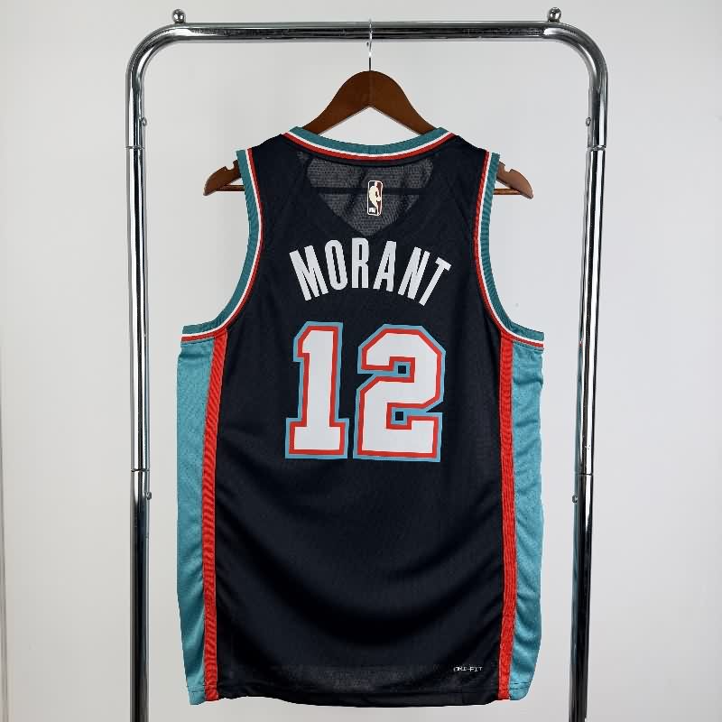 Memphis Grizzlies 25/26 Black Classics Basketball Jersey (Hot Press)
