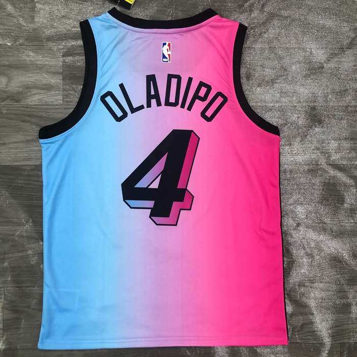 Miami Heat 20/21 Pink Blue City Basketball Jersey (Hot Press)