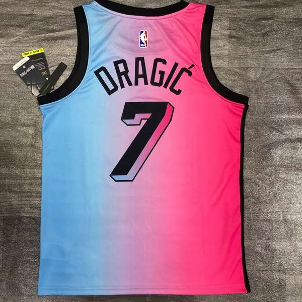 Miami Heat 20/21 Pink Blue City Basketball Jersey (Hot Press)