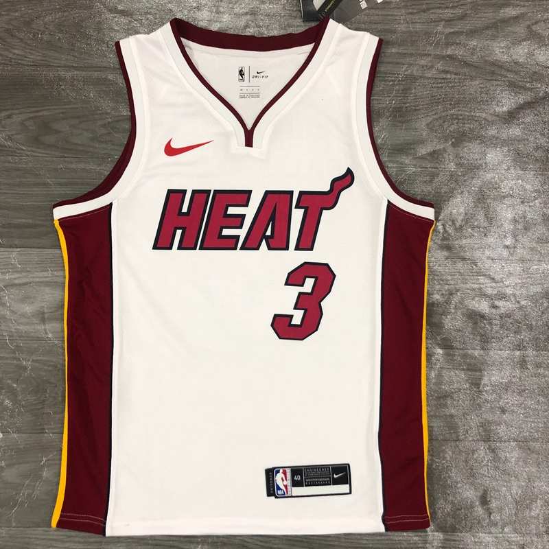 Miami Heat 20/21 White Basketball Jersey (Hot Press)