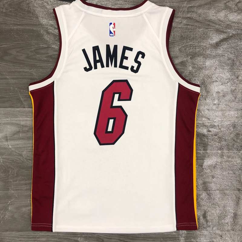 Miami Heat 20/21 White Basketball Jersey (Hot Press)