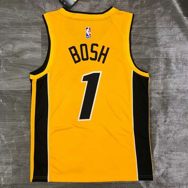 Miami Heat 20/21 Yellow Basketball Jersey (Hot Press)