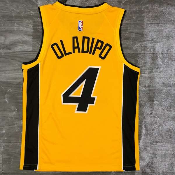 Miami Heat 20/21 Yellow Basketball Jersey (Hot Press)