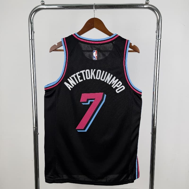 Miami Heat 2020 Black City Basketball Jersey (Hot Press)