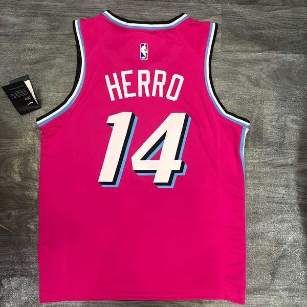 Miami Heat 2020 Pink City Basketball Jersey (Hot Press)