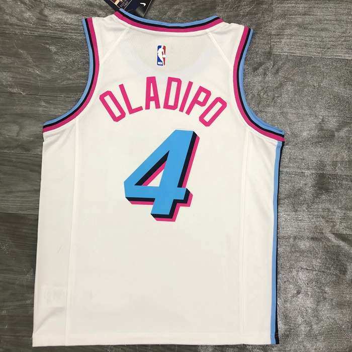 Miami Heat 2020 White City Basketball Jersey (Hot Press)