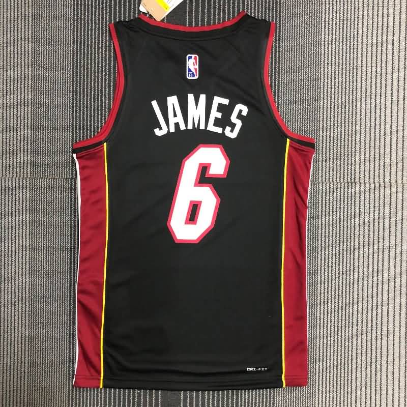 Miami Heat 21/22 Black Basketball Jersey (Hot Press)