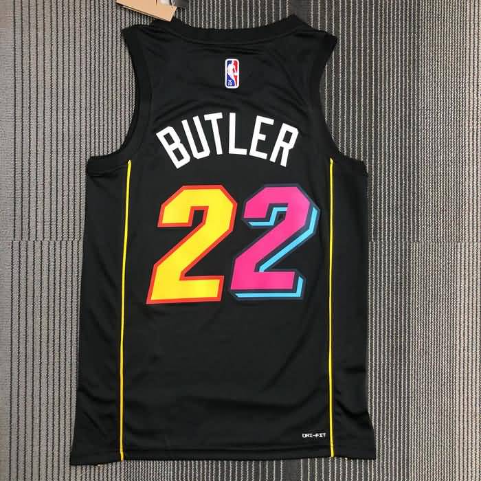 Miami Heat 21/22 Black City Basketball Jersey (Hot Press)