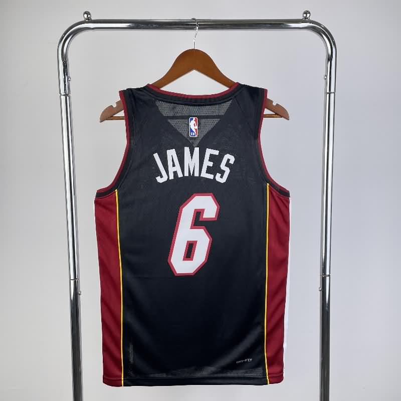 Miami Heat 22/23 Black Basketball Jersey (Hot Press)