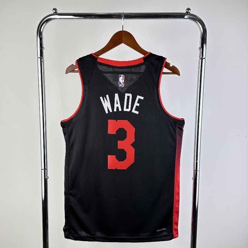 Miami Heat 23/24 Black City Basketball Jersey (Hot Press)