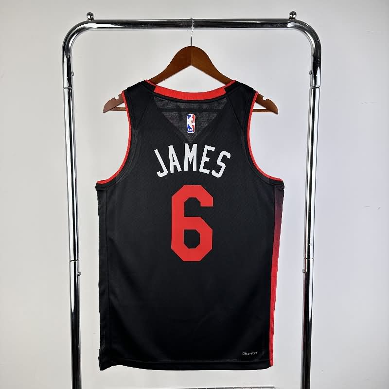 Miami Heat 23/24 Black City Basketball Jersey (Hot Press)