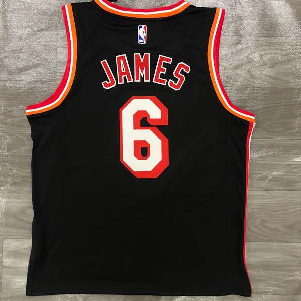 Miami Heat Black Classics Basketball Jersey (Hot Press)