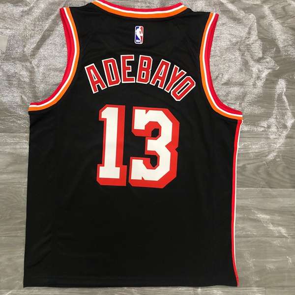 Miami Heat Black Classics Basketball Jersey (Hot Press)