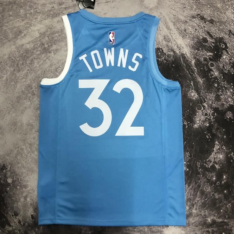 Minnesota Timberwolves 22/23 Blue Basketball Jersey (Hot Press)