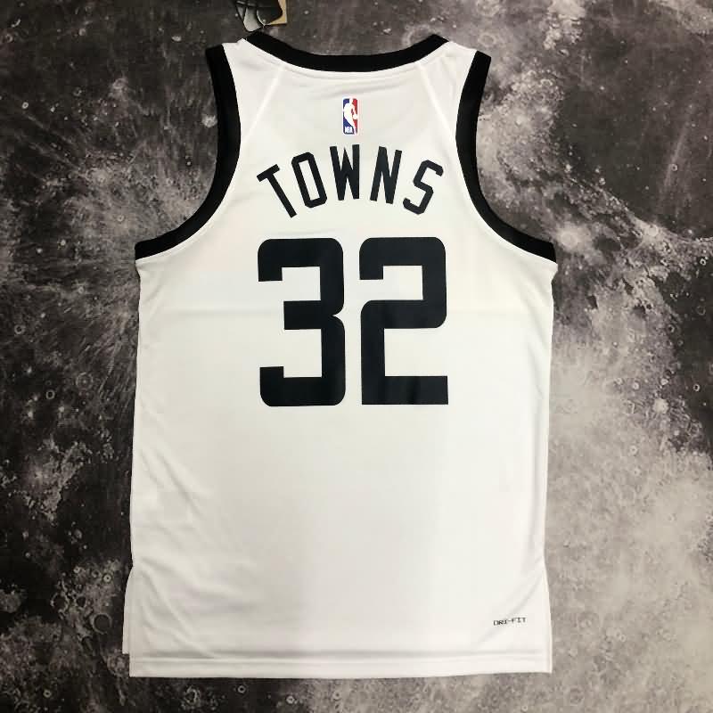 Minnesota Timberwolves 22/23 White City Basketball Jersey (Hot Press)