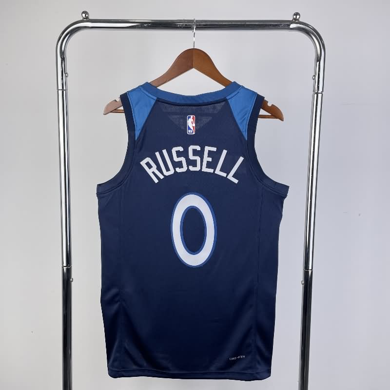 Minnesota Timberwolves 22/23 Dark Blue Basketball Jersey (Hot Press)