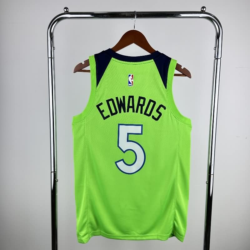 Minnesota Timberwolves Green AJ Basketball Jersey (Hot Press)