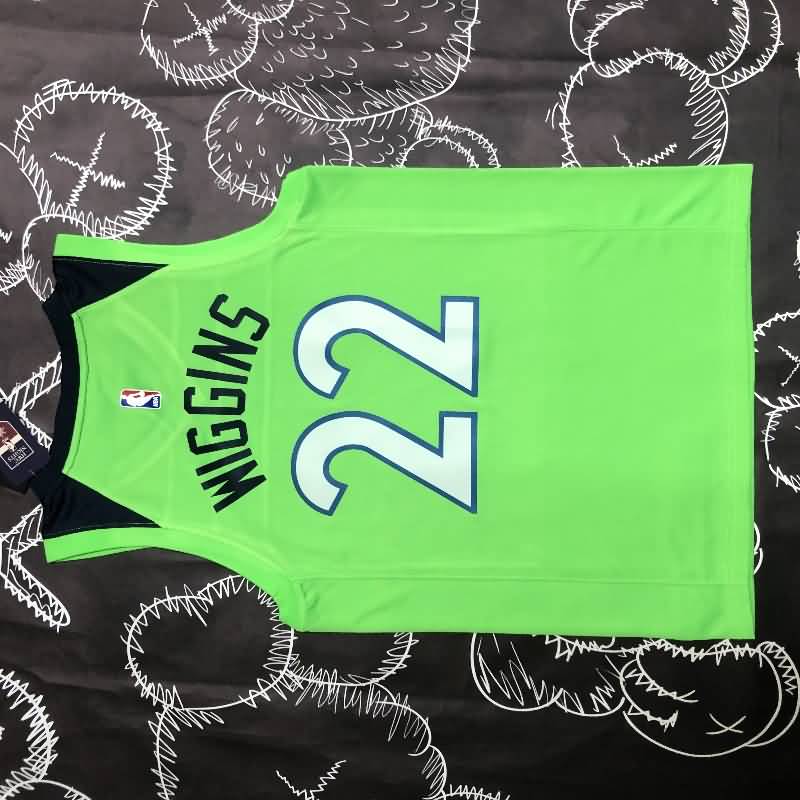 Minnesota Timberwolves Green AJ Basketball Jersey (Hot Press)