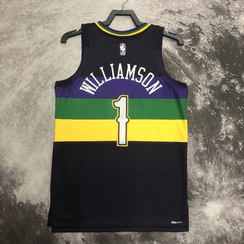 New Orleans Pelicans 22/23 Dark Blue City Basketball Jersey (Hot Press)