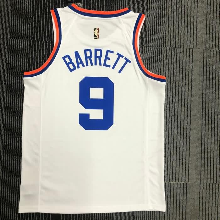 New York Knicks White Classics Basketball Jersey (Hot Press)