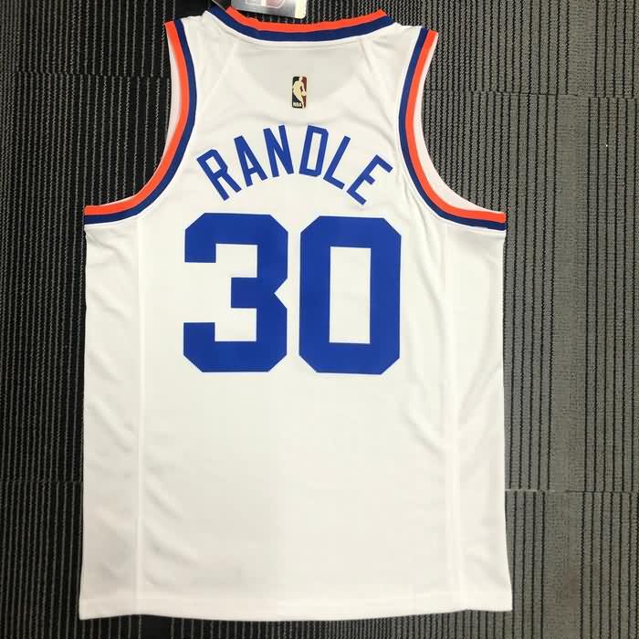 New York Knicks White Classics Basketball Jersey (Hot Press)