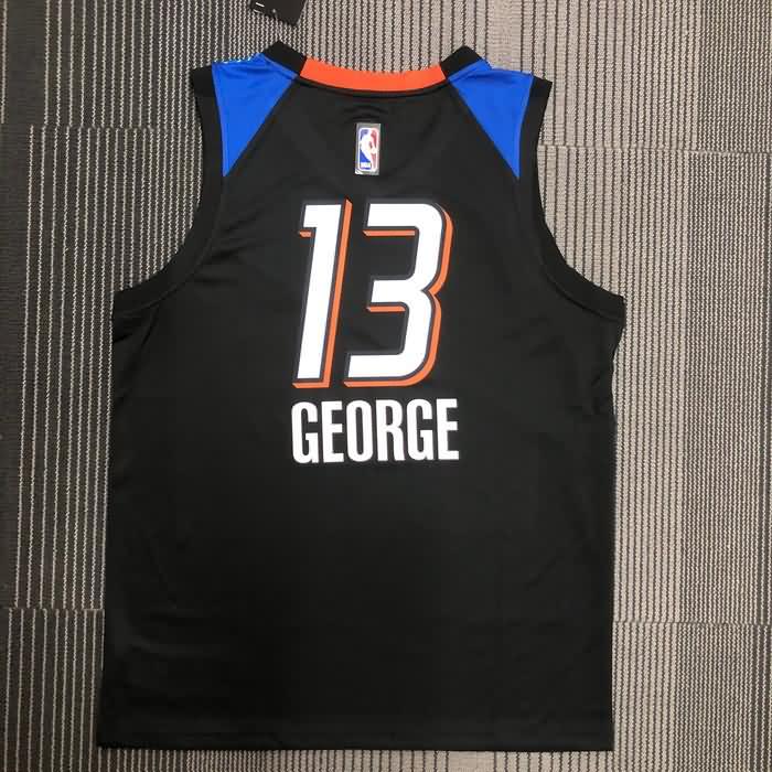 Oklahoma City Thunder 20/21 Black City Basketball Jersey (Hot Press)