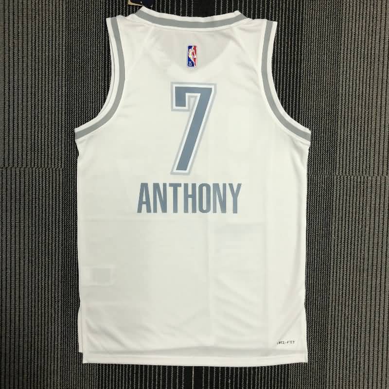 Oklahoma City Thunder 21/22 White City Basketball Jersey (Hot Press)