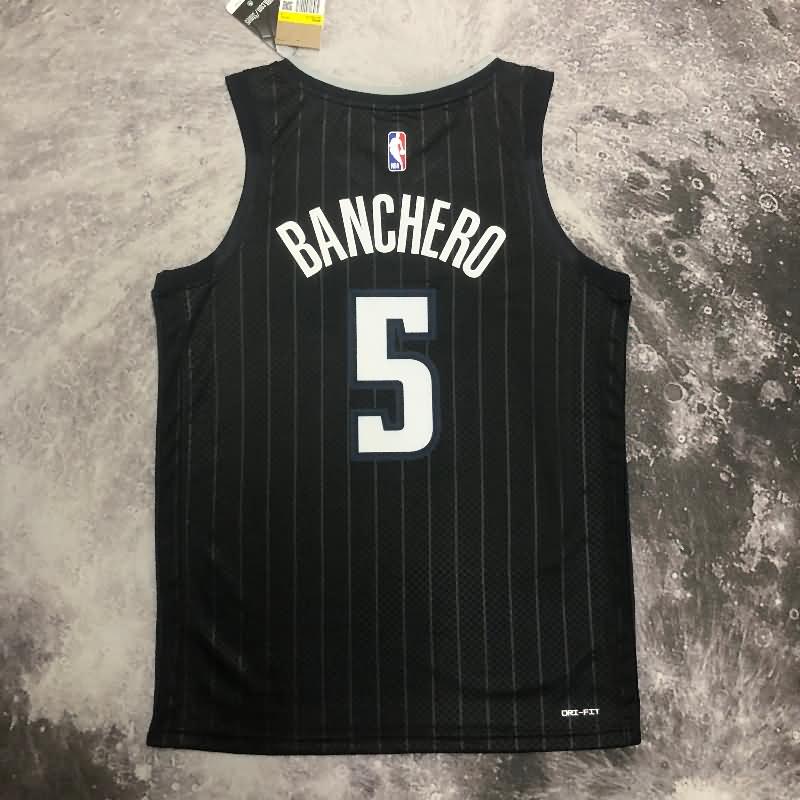 Orlando Magic 22/23 Black City Basketball Jersey (Hot Press)