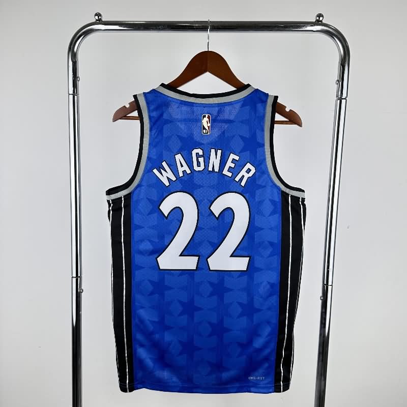 Orlando Magic 23/24 Blue Classics Basketball Jersey (Hot Press)