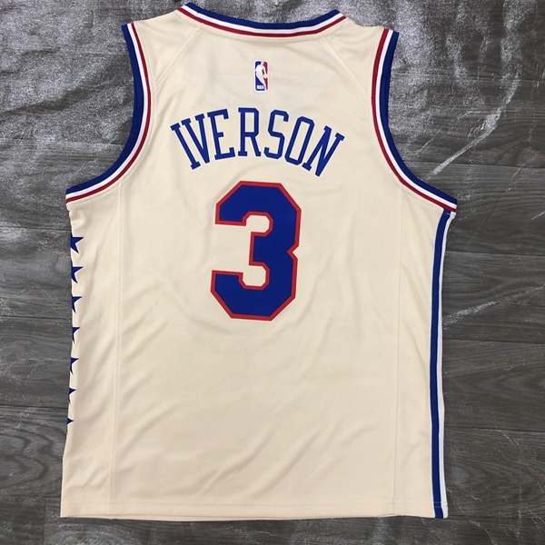 Philadelphia 76ers 20/21 Cream Basketball Jersey (Hot Press)