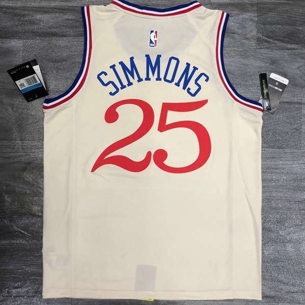 Philadelphia 76ers 20/21 White City Basketball Jersey (Hot Press)