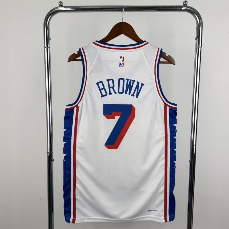Philadelphia 76ers 22/23 White Basketball Jersey (Hot Press)