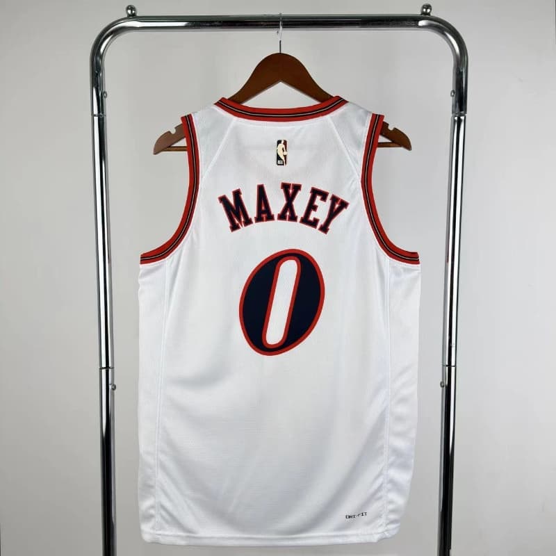 Philadelphia 76ers 25/26 White Classics Basketball Jersey (Hot Press)