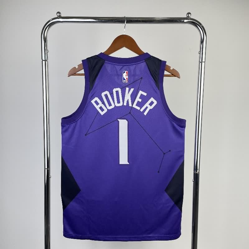 Phoenix Suns 2018/19 Dark Blue City Basketball Jersey (Hot Press)