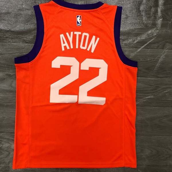 Phoenix Suns 20/21 Orange AJ Basketball Jersey (Hot Press)