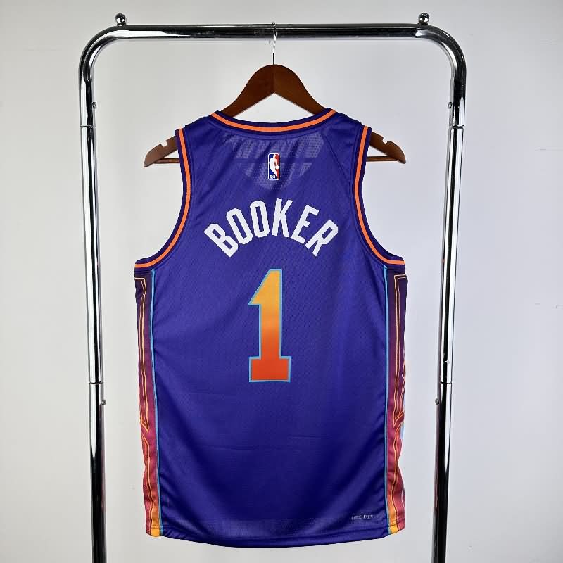 Phoenix Suns 23/24 Purple City Basketball Jersey (Hot Press)