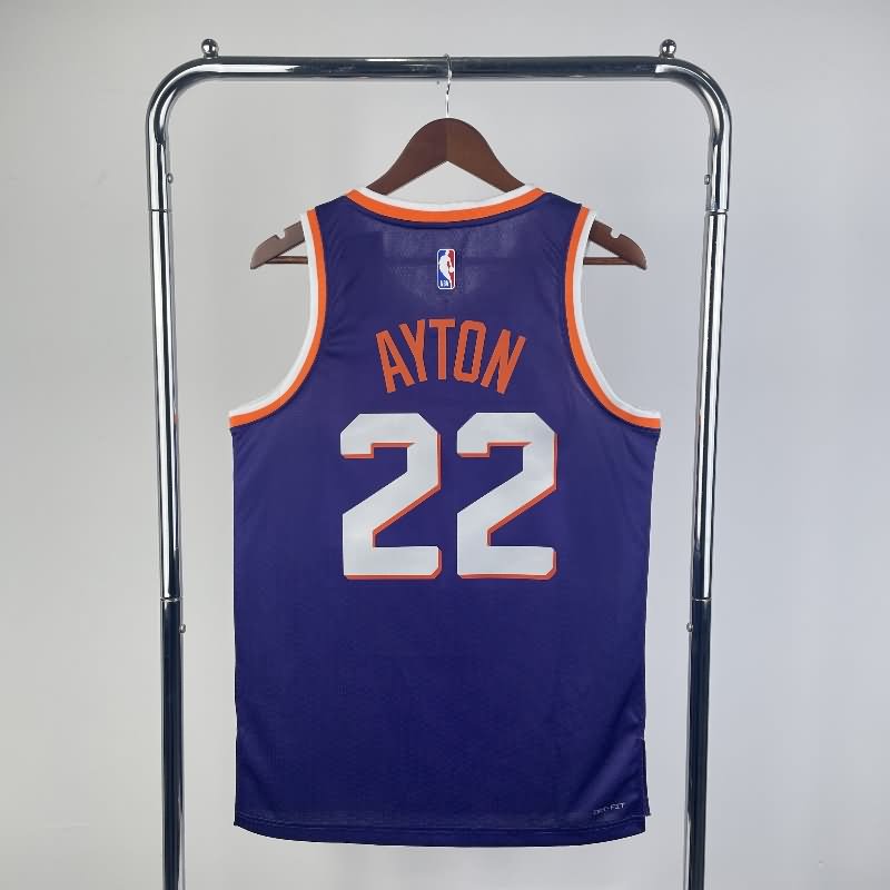 Phoenix Suns 23/24 Purple Basketball Jersey (Hot Press)