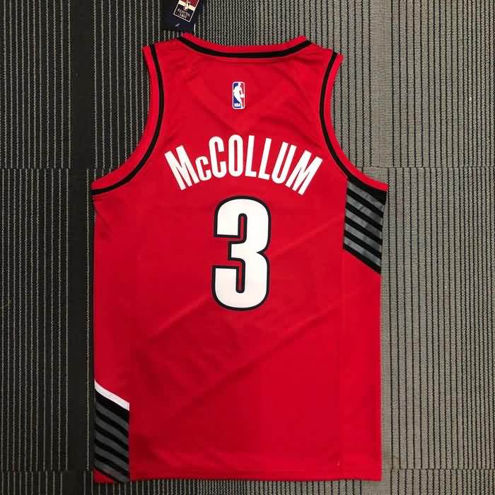 Portland Trail Blazers 20/21 Red AJ Basketball Jersey (Hot Press)