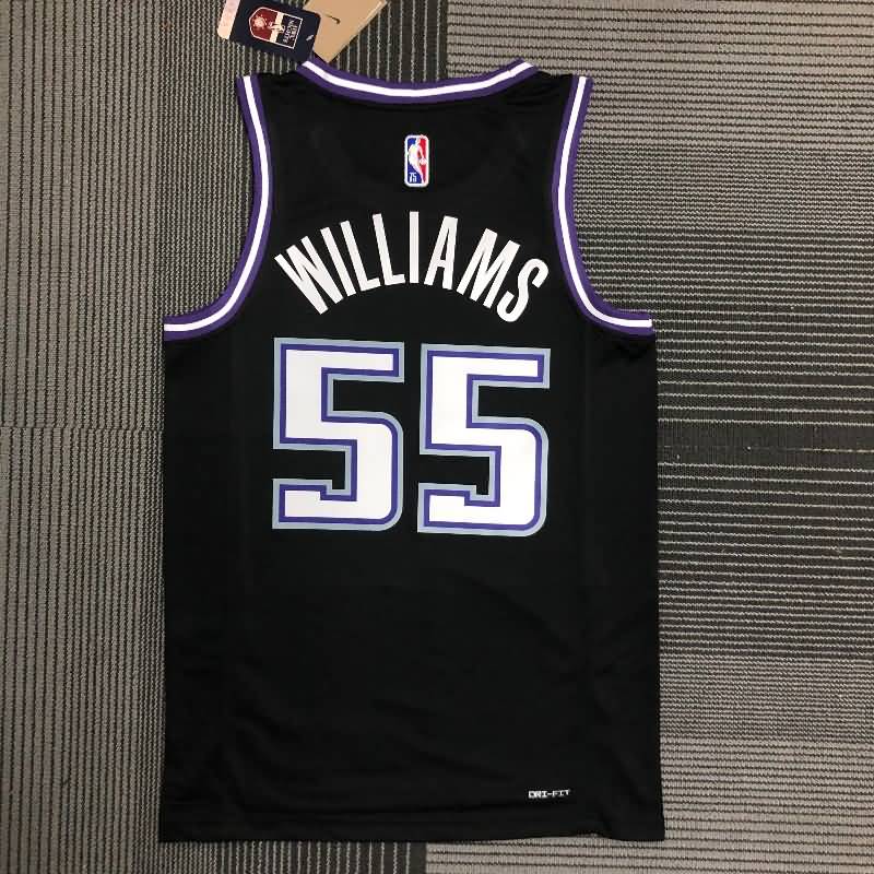 Sacramento Kings 21/22 Black City Basketball Jersey (Hot Press)