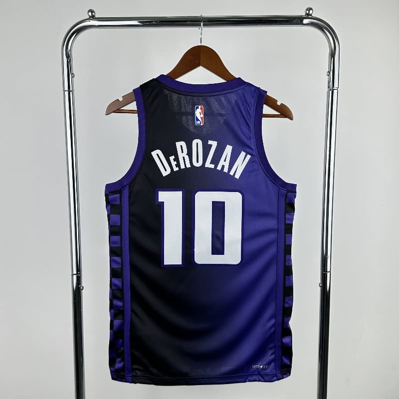 Sacramento Kings 23/24 Purple AJ Basketball Jersey (Hot Press)