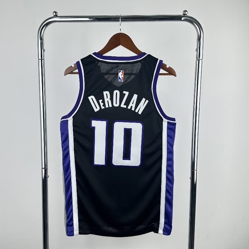 Sacramento Kings 23/24 Black Basketball Jersey (Hot Press)