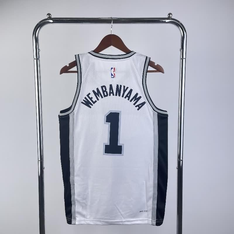 San Antonio Spurs 22/23 White Basketball Jersey (Hot Press)